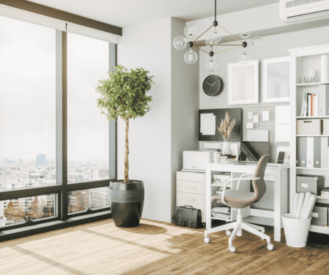 Whether or not to face a window at your home office