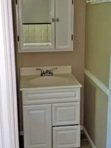 Before - Lux Ensuite Bathroom Remodel in Shoreline, WA