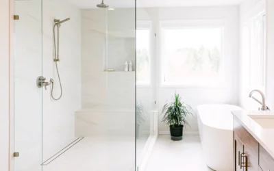 Replacing a Shower Curtain with Glass