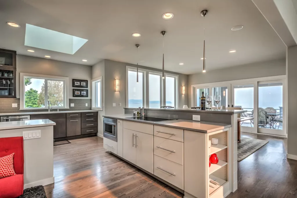 Modern Dining Room Remodel in Camano Island, WA