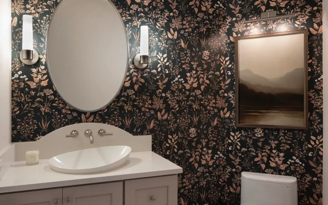 Moody Luxe Half Bath Remodel | Lake Stevens, WA