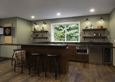Entertainment-Focused Basement Remodel in Marysville, WA