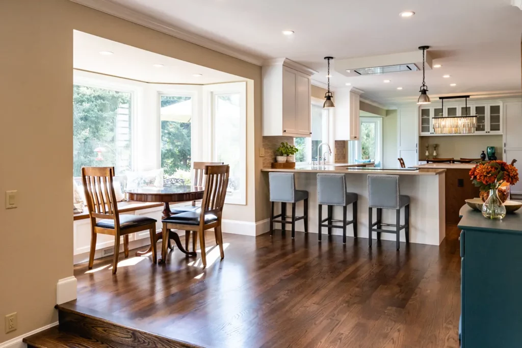 Mill Creek, WA Kitchen Remodel Featuring Peninsula and Island