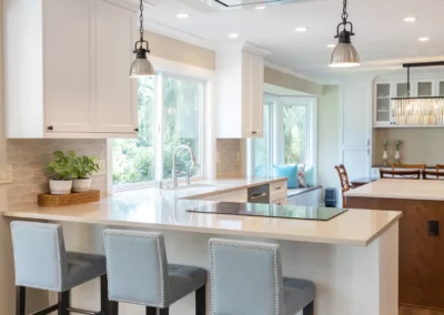 Mill Creek, WA Kitchen Remodel Featuring Peninsula and Island