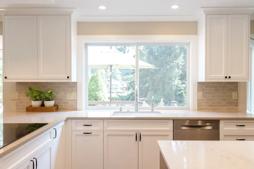 Mill Creek, WA Kitchen Remodel Featuring Peninsula and Island