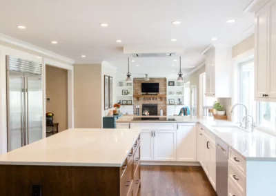 Mill Creek, WA Kitchen Remodel Featuring Peninsula and Island