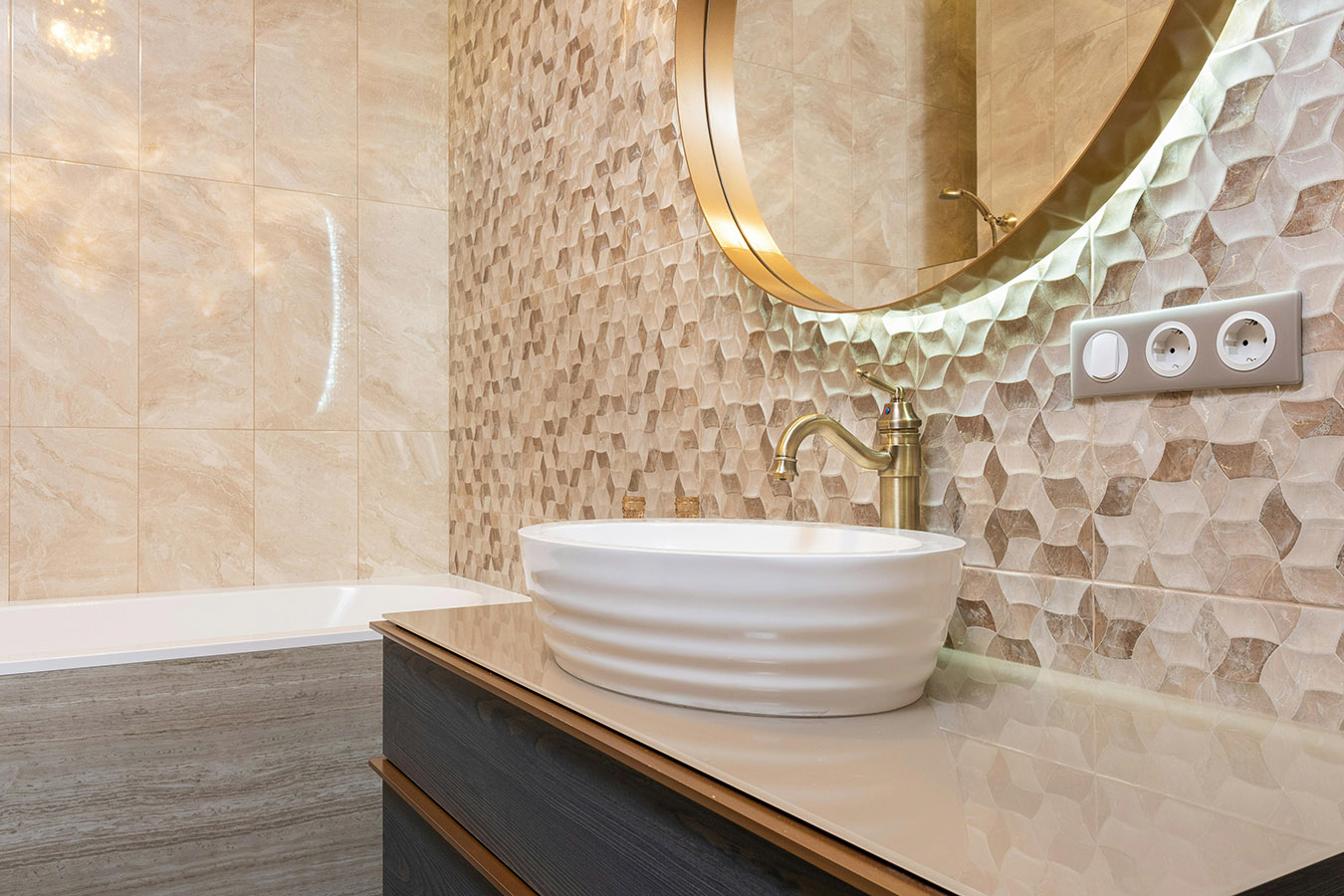 Moody Luxe Half Bath Remodel | Lake Stevens, WA